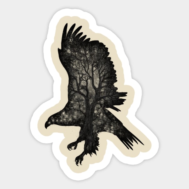 Beauty Eagle Sticker by martinussumbaji